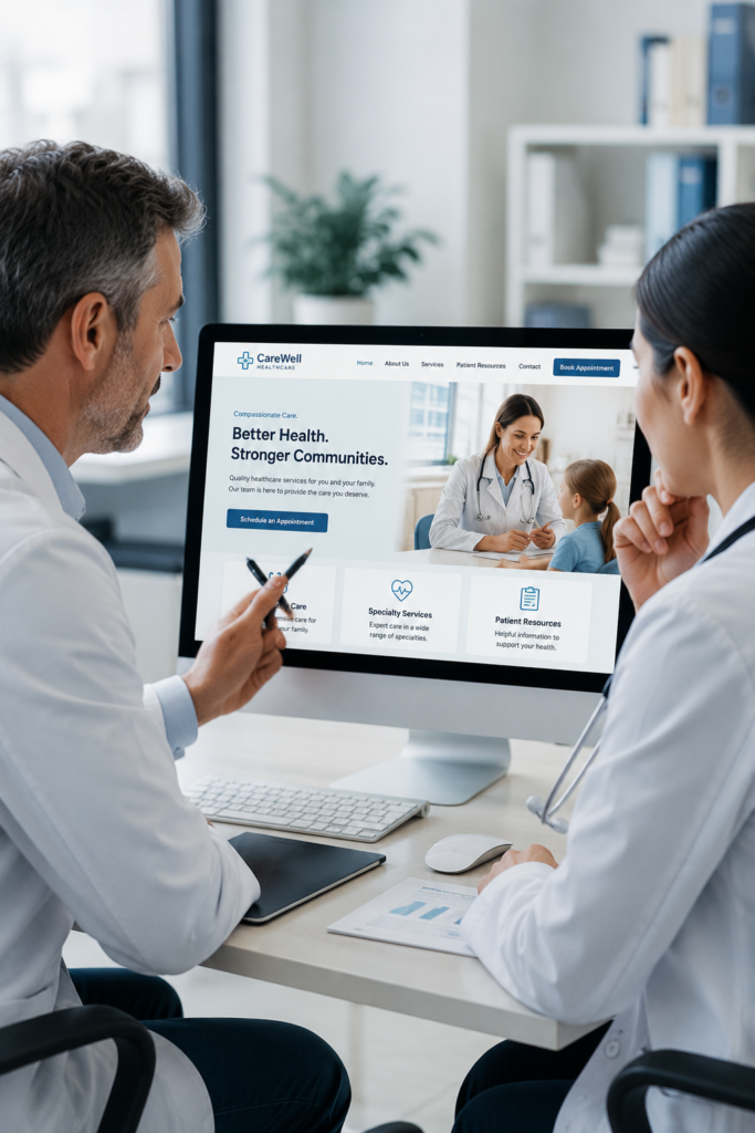 Medical and Healthcare Web Design