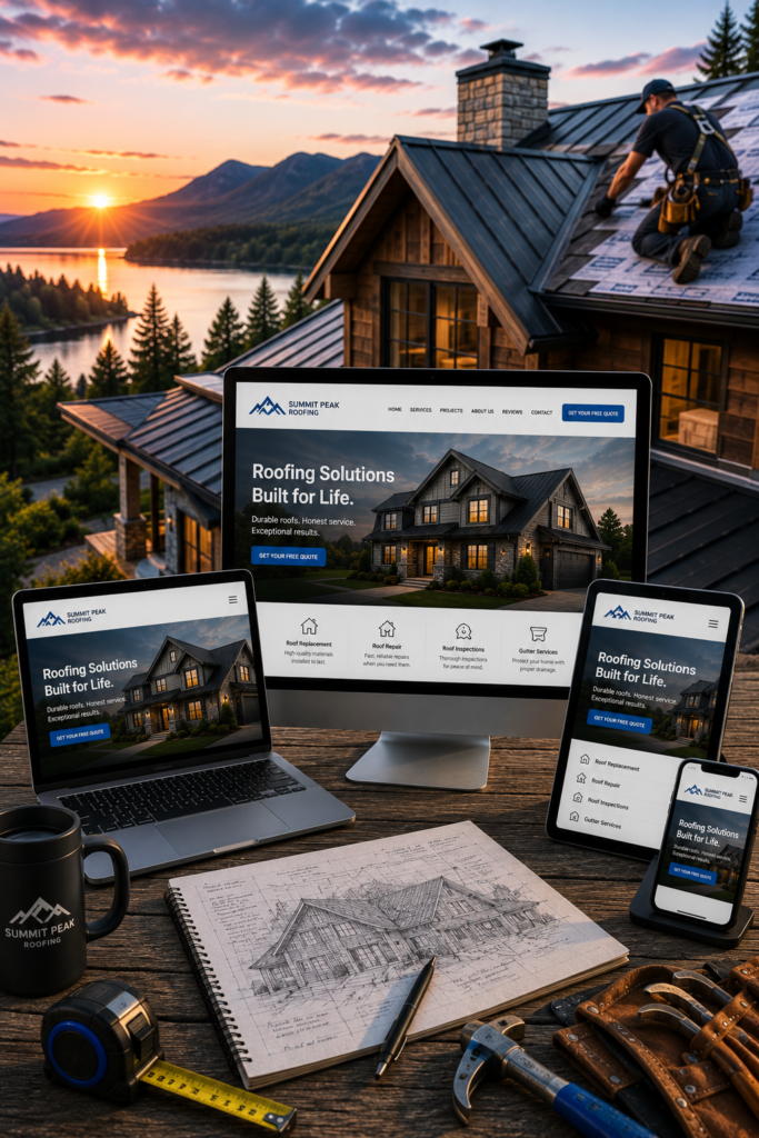 Roofing Companies Web Design
