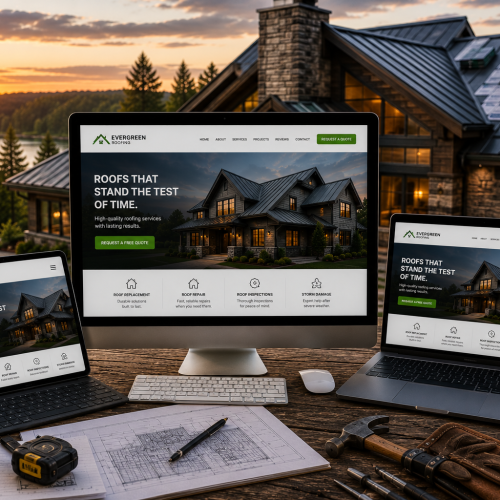 Roofing Companies Web Design